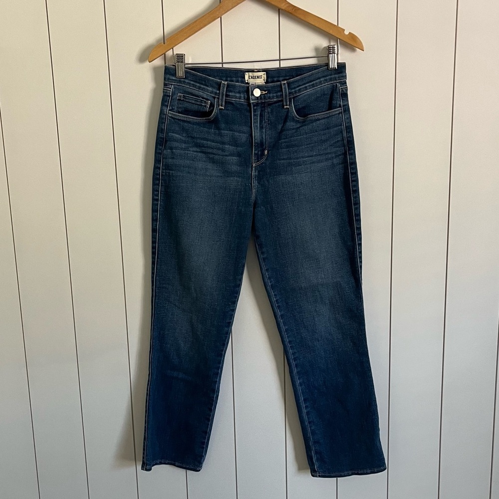 L’Agence Alexia High Rise Crop Cigarette Jeans Byers